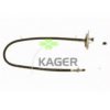 KAGER 19-3655 Accelerator Cable